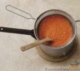 Томатный суп-пюре с мелкой пастой: Фото 2.