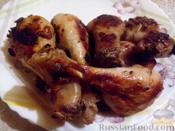 Куриные голени, маринованные в кефире: Приятного аппетита!)))