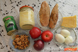 Салат "Обезьянка": Ингредиенты для приготовления салата 