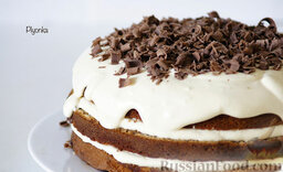 Торт "Тирамису": Украсить шоколадом или какао. Поставить в холодильник минимум на 6 часов.  Приятного аппетита!!!