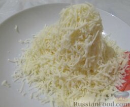 Блины с сыром и зеленью: Как приготовить блины с сыром и зеленью:    Сыр натереть на мелкой терке.
