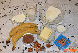 Творожно-банановый десерт: Подготовить ингредиенты.
