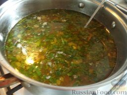 Простой овощной супчик с гречкой: По желанию добавить свежую зелень. Простой овощной супчик с гречкой готов.