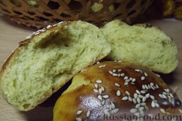 Тыквенные булочки с кунжутом "Тыковки": В тесто для булочек также можно добавлять изюм, корицу, орехи, цедру лимона.