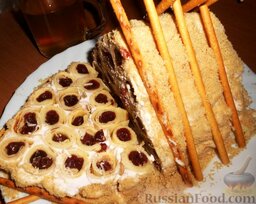Торт "Монастырская изба" из блинов: Приятного аппетита!