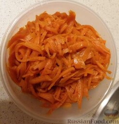 Морковь по-корейски: Приятного аппетита!