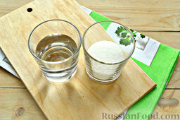 Баурсаки в сахарной глазури: Как приготовить баурсаки в сахарной глазури:    Для сладкой глазури возьмем лишь воду и сахар.