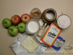 Яблочные сконы: Чтобы приготовить яблочные сконы, понадобятся такие продукты.