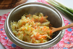 Картофельная запеканка с овощами (в мультиварке): Потушенные овощи выложим в миску.