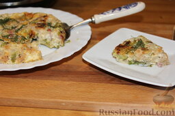 Запеканка из цветной капусты и брокколи, с ветчиной (в мультиварке): Приятного аппетита!