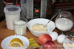 Карамельный кекс на кефире (в мультиварке): Приготовить продукты для карамельного кекса на кефире в мультиварке.