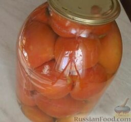 Маринованные помидоры на зиму: Затем поставить маринованные помидоры на зиму в прохладное место для хранения.