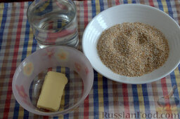 Пшеничная каша (в мультиварке): Подготавливаем необходимые компоненты для приготовления пшеничной каши в мультиварке.