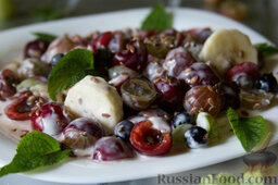 Фруктовый салат с крыжовником и семенами льна "Чемпион пользы": Приятного аппетита и здоровья!