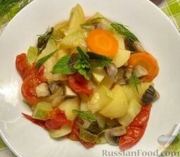 Овощное рагу по-молдавски: Овощное рагу по-молдавски готово!    Приятного аппетита!