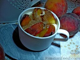 Десерт из персиков, с маскарпоне: Попробуйте, приятного аппетита!