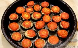 Баклажаны с фаршем и помидорами, запеченные в духовке: Баклажаны, запеченные в духовке, подавать горячими.  Готовьте с удовольствием!