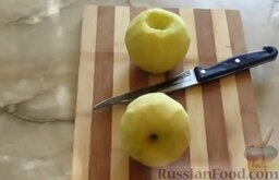 Яблоки в кляре: Как приготовить яблоки в кляре:    Яблоки очистить от кожуры.