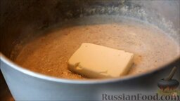 Шоколадно-ореховая паста "Нутелла" с кусочками орехов: Добавить сливочное масло.