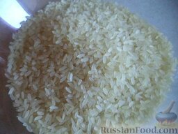 Бухарский плов с изюмом: Промыть рис.