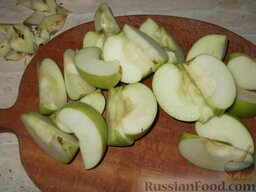 Зефир яблочный: Как приготовить яблочный зефир в домашних условиях:    Яблоки нарезать и очистить от семян.