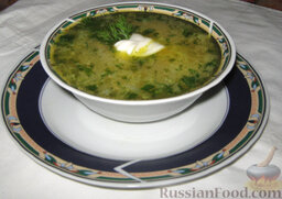 Суп с грибами: Когда грибной суп будет готов, выключить огонь, накрыть кастрюлю крышкой и дать супу настояться 10-15 минут.