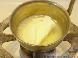 Шаньги с картофелем: Растопить масло (или маргарин).