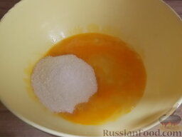 Печенье песочное «Оригинальное»: Как приготовить печенье «Оригинальное»:    Сахар, яйца размешать.