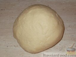 Печенье из творога (по-литовски): Замесить тесто.