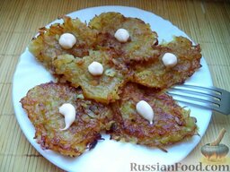 Картофельные оладьи с луком (Драники)