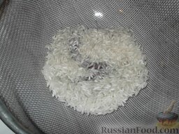 Суп харчо по-грузински: Рис промыть.