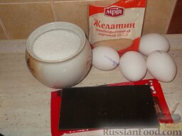 Суфле «Птичье молоко»: Подготовить продукты.