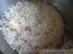 Запеканка из риса и мясного фарша с яблоками: Как приготовить запеканку из риса и мясного фарша с яблоками:    Рис промыть.