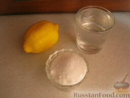 Лимонад: Продукты для домашнего лимонада перед вами.