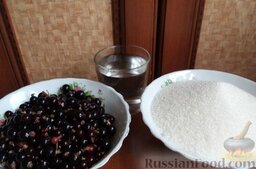 Компот из смородины: Продукты для компота из смородины перед вами.