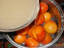 Варенье из абрикосов (2): Залить абрикосы.