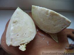 Кимчи из белокочанной капусты: Как приготовить кимчи из белокочанной капусты:    Капусту (крупный кочан разрезать на четыре части, мелкие — на две части).