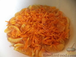 Варенье из апельсинов: Апельсиновые корки, нарезанные соломкой, добавить в горячее варенье для аромата.