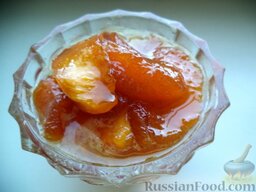 Варенье из персиков: Варенье из персиков дольками готово.  Приятного аппетита!