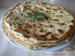 Лепешки, жаренные без дрожжей (казахская кухня): Жареные лепёшки казахские готовы.  Приятного аппетита!