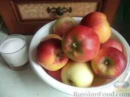 Повидло из яблок: Продукты для повидла из яблок  перед вами.
