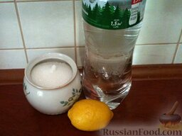 Домашний лимонад: Подготовить продукты для домашнего лимонада.